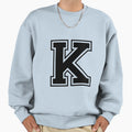 Letter K Black Sweatshirt - Fun Novelty Design for Adults - T-Shirt, Sweatshirt, Hoodie