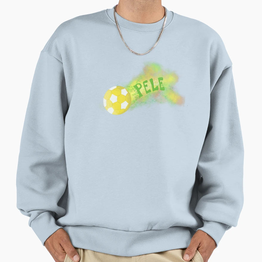 Pele Sweatshirt - Custom Art Print Men Women - T-Shirt, Sweatshirt, Hoodie