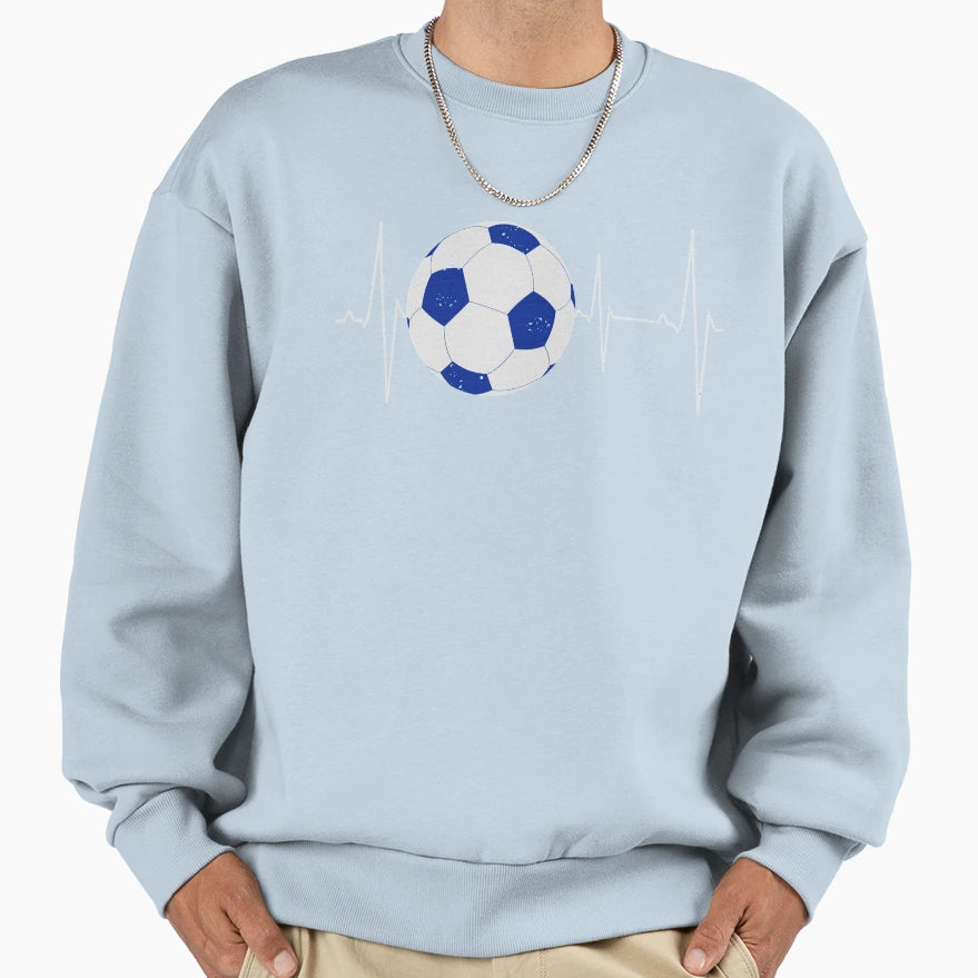 Soccer Heartbeat Unique Soccer Lover Sweatshirt - Trendy Graphic Unisex - T-Shirt, Sweatshirt, Hoodie