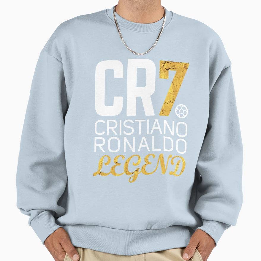 Cr7 Legend Gold Sweatshirt - Casual Everyday Wear Unisex - T-Shirt, Sweatshirt, Hoodie