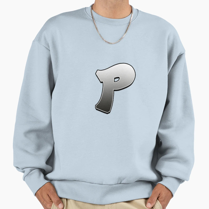 Letter P Sweatshirt - Unique Graphic for Adults - T-Shirt, Sweatshirt, Hoodie