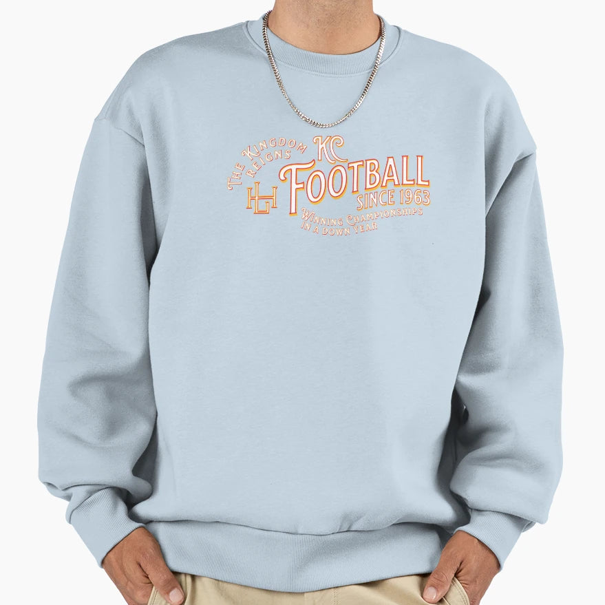 Kc Football Winning Sweatshirt - Fun Novelty Design for Adults - T-Shirt, Sweatshirt, Hoodie