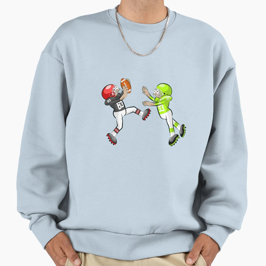 American Football Cartoon 7 41 Sweatshirt - Novelty Apparel Unisex - T-Shirt, Sweatshirt, Hoodie