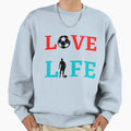 Love Football Sweatshirt - Unique Graphic for Adults - T-Shirt, Sweatshirt, Hoodie