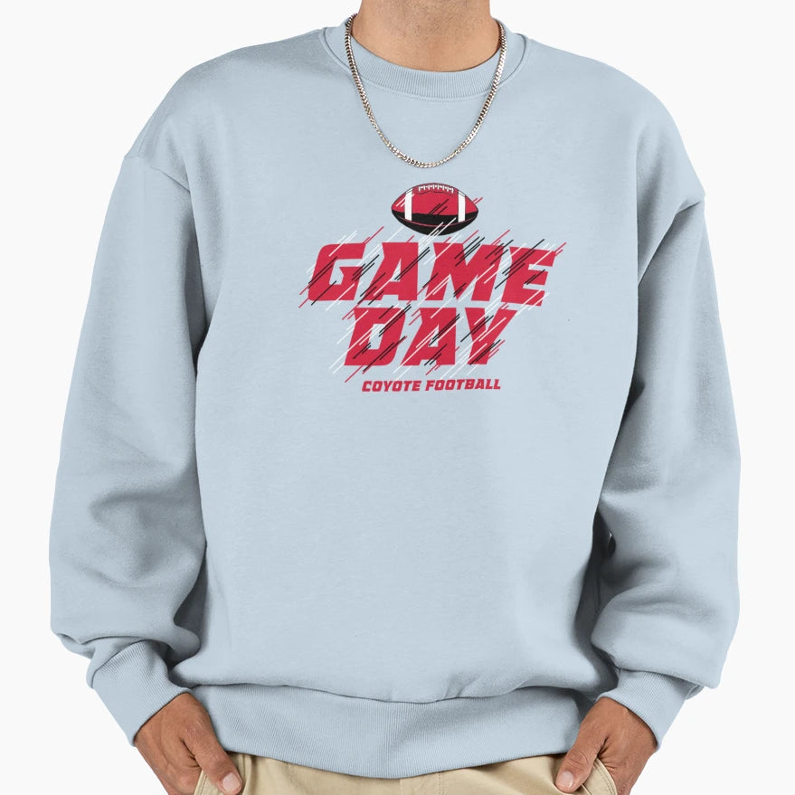 Game Day Coyote Football Sweatshirt - Minimalist Print Unisex - T-Shirt, Sweatshirt, Hoodie