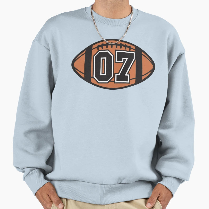 Football 07 Sweatshirt - Casual Everyday Wear for Adults - T-Shirt, Sweatshirt, Hoodie