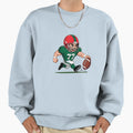 Artistic Footbal Player Sweatshirt - Aesthetic Graphic for Adults - T-Shirt, Sweatshirt, Hoodie
