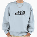 Football Evolution Sweatshirt - Trendy Graphic for Adults - T-Shirt, Sweatshirt, Hoodie
