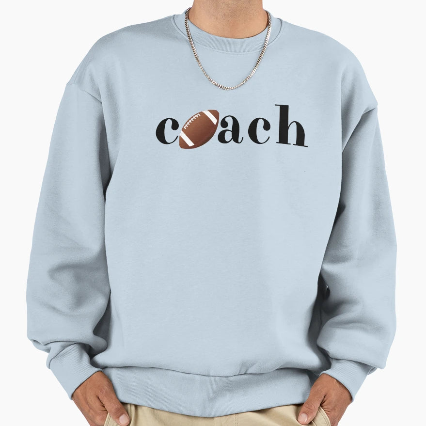 Football Coach Hoodie - Aesthetic Graphic for Adults - T-Shirt, Sweatshirt, Hoodie