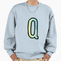 Letter Q Sweatshirt - Trendy Graphic for Adults - T-Shirt, Sweatshirt, Hoodie
