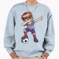 Dabbing Soccer Dab Usa Flag Funny T-Shirt - Streetwear Style Unisex - T-Shirt, Sweatshirt, Hoodie