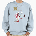 10 Dennis Bergkamp Red Sweatshirt - Minimalist Print Unisex - T-Shirt, Sweatshirt, Hoodie