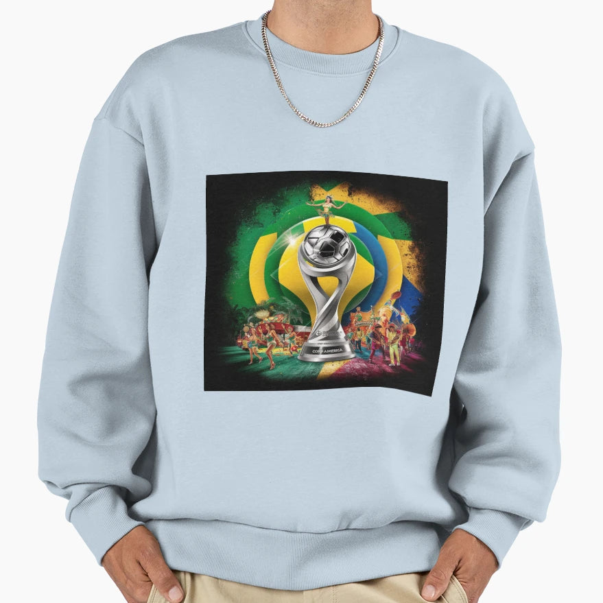 Brazil Copa America Sweatshirt - Streetwear Style for Adults - T-Shirt, Sweatshirt, Hoodie