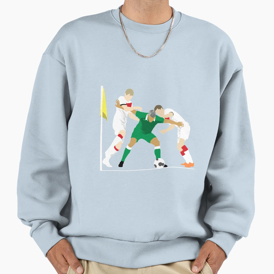 Jonathan Walters Irish Warrior Sweatshirt - Aesthetic Graphic Unisex - T-Shirt, Sweatshirt, Hoodie
