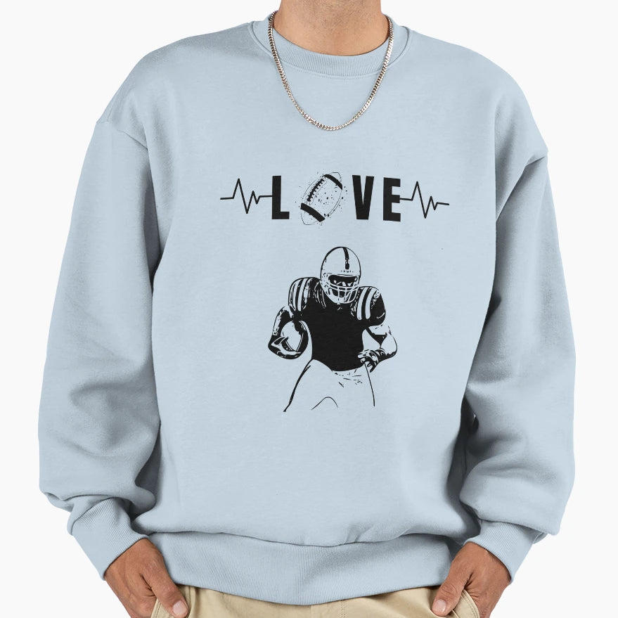 Football Lover Sweatshirt - Casual Everyday Wear Unisex - T-Shirt, Sweatshirt, Hoodie