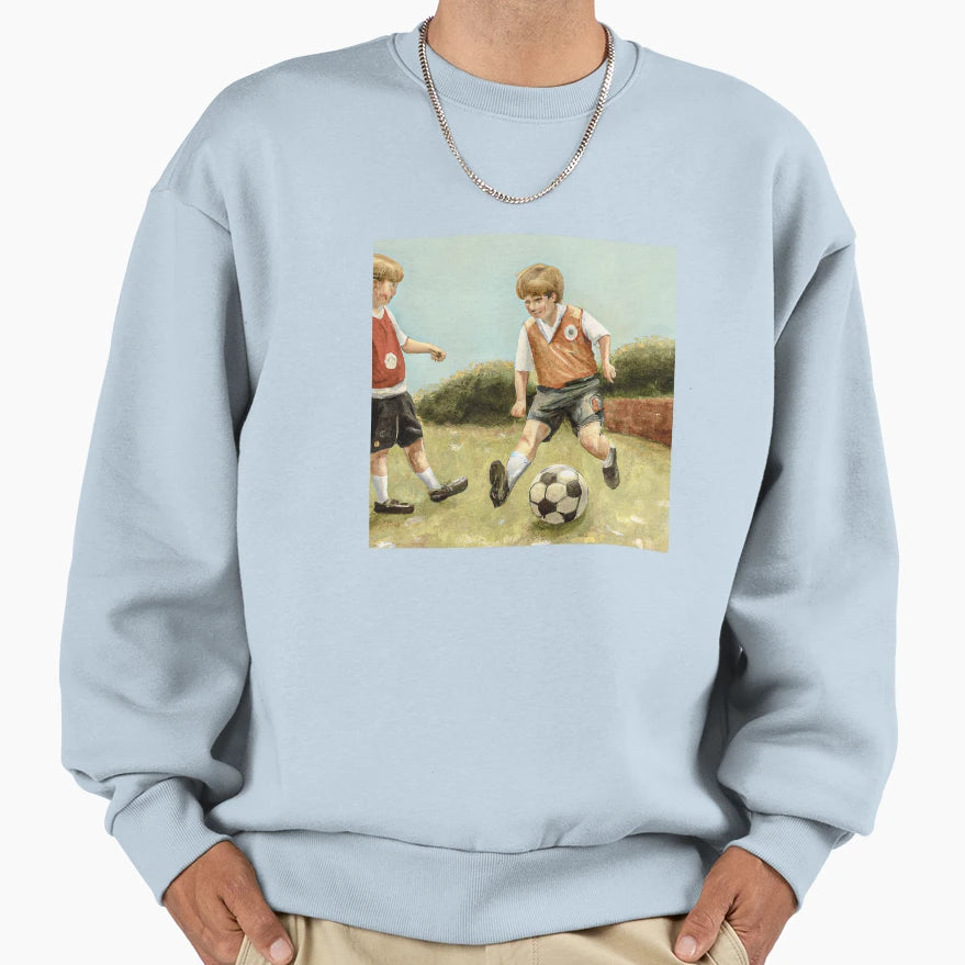 England Football School Sweatshirt - Custom Art Print for Adults - T-Shirt, Sweatshirt, Hoodie