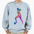 Playing Soccer Football Player Sweatshirt - Casual Everyday Wear Unisex - T-Shirt, Sweatshirt, Hoodie