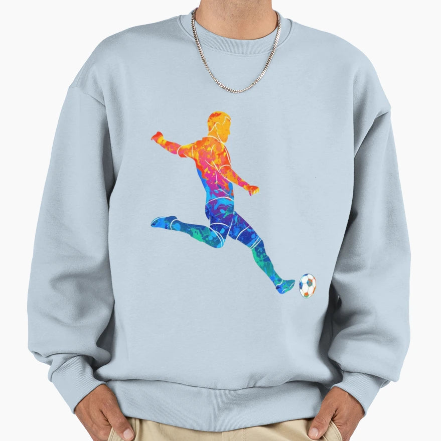 Football Player Sweatshirt - Custom Art Print Unisex - T-Shirt, Sweatshirt, Hoodie