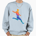 Football Player Sweatshirt - Custom Art Print Unisex - T-Shirt, Sweatshirt, Hoodie