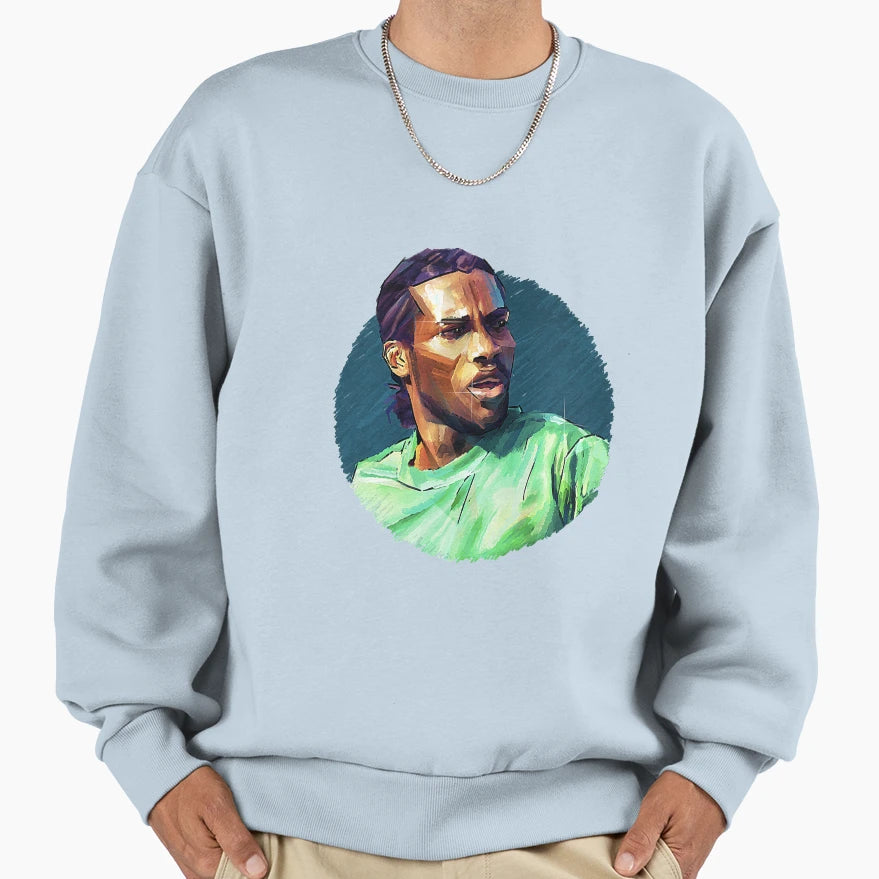 Geometric Okocha Sweatshirt - Minimalist Print Unisex - T-Shirt, Sweatshirt, Hoodie