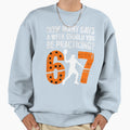 Funny 67 Pickleball Practicing Sweatshirt - Minimalist Print for Adults - T-Shirt, Sweatshirt, Hoodie