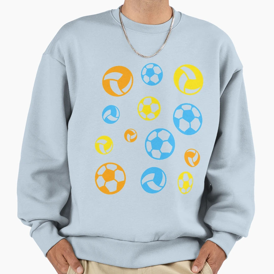 Football Sweatshirt - Casual Everyday Wear Men Women - T-Shirt, Sweatshirt, Hoodie