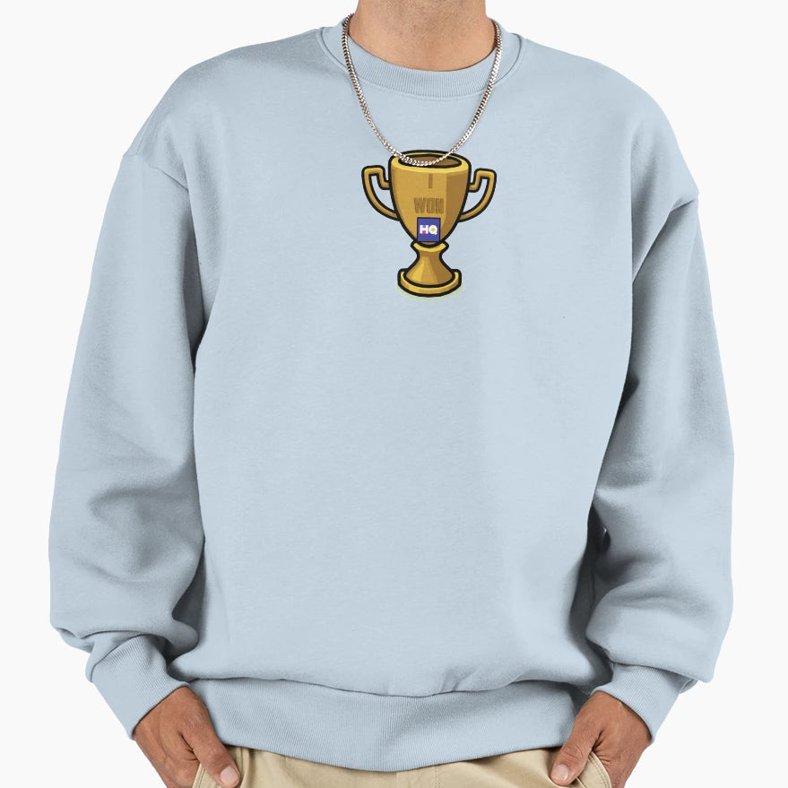 Hq Trophy Sweatshirt - Minimalist Print for Adults - T-Shirt, Sweatshirt, Hoodie