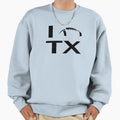 I Football Texas Sweatshirt - Streetwear Style for Adults - T-Shirt, Sweatshirt, Hoodie