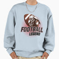 American Football Player Footballer Sweatshirt - Novelty Apparel Unisex - T-Shirt, Sweatshirt, Hoodie