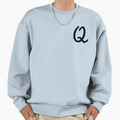 Letter Q Typography Sweatshirt - Streetwear Style for Adults - T-Shirt, Sweatshirt, Hoodie