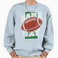American Football Game Day Field Sweatshirt - Minimalist Print Men Women - T-Shirt, Sweatshirt, Hoodie