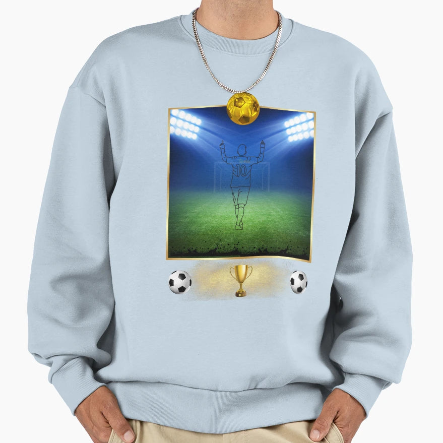 Football Lover Soccer Sweatshirt - Graphic Print for Adults - T-Shirt, Sweatshirt, Hoodie