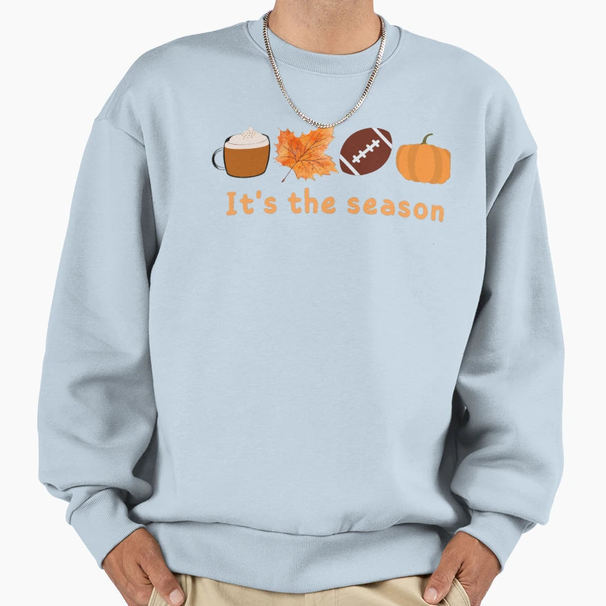 Happy Fall Yall Autumn Mood Sweatshirt - Fun Novelty Design for Adults - T-Shirt, Sweatshirt, Hoodie
