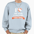 I Love Wife Cincinnati Football Sweatshirt - Custom Art Print Unisex - T-Shirt, Sweatshirt, Hoodie