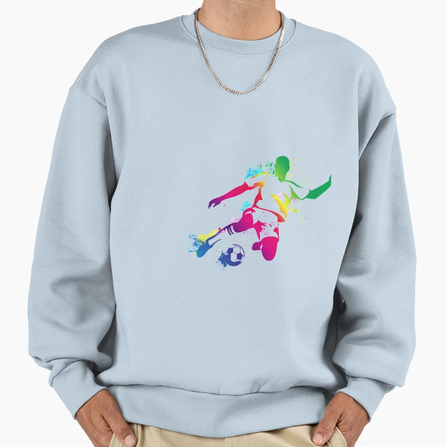 Football Player Sweatshirt - Novelty Apparel Men Women - T-Shirt, Sweatshirt, Hoodie