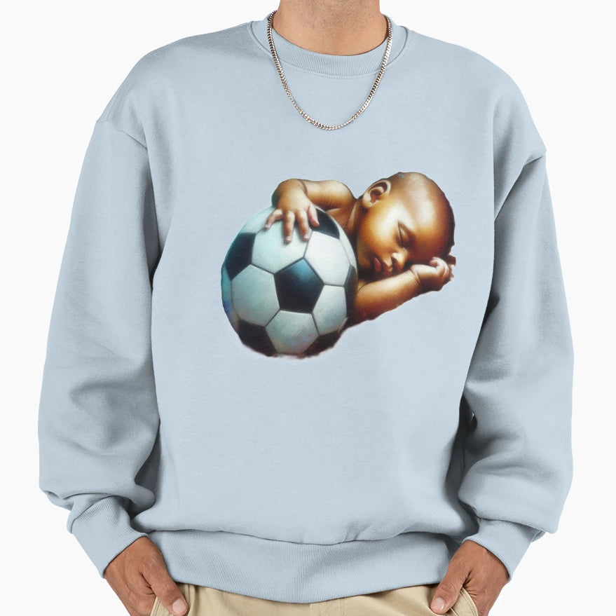 Born To Ball Soccer Fan Memorabilia Sweatshirt - Minimalist Print Men Women - T-Shirt, Sweatshirt, Hoodie
