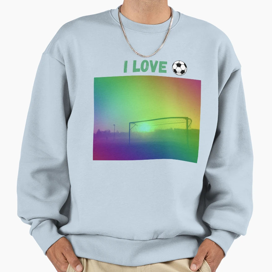 I Love Football Sweatshirt - Novelty Apparel Men Women - T-Shirt, Sweatshirt, Hoodie