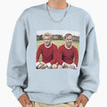 Denis Law Bobby Charlton Sweatshirt - Novelty Apparel Men Women - T-Shirt, Sweatshirt, Hoodie
