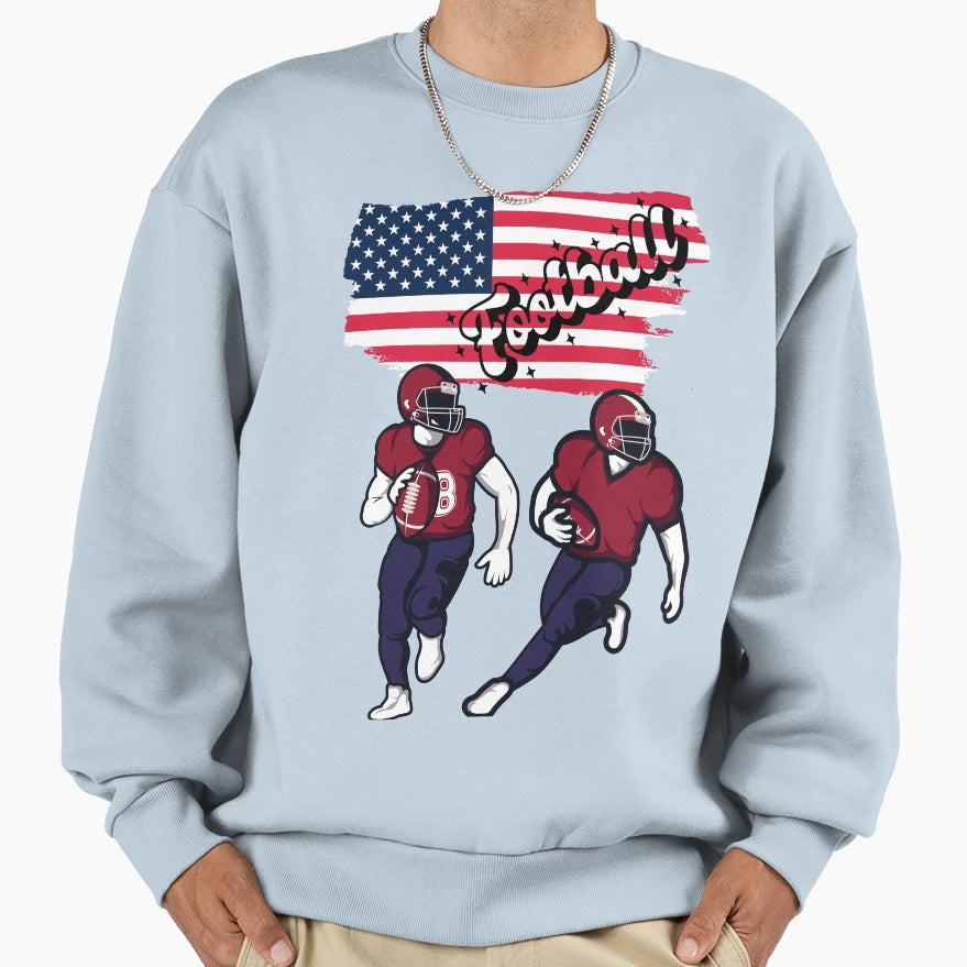 American Football Sweatshirt - Aesthetic Graphic for Adults - T-Shirt, Sweatshirt, Hoodie