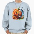 Pumpkin Football Halloween Fall Sweatshirt - Casual Everyday Wear Unisex - T-Shirt, Sweatshirt, Hoodie