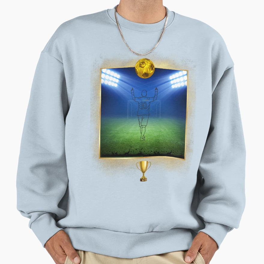 Football Soccer Lover Sweatshirt - Custom Art Print Men Women - T-Shirt, Sweatshirt, Hoodie