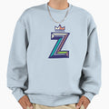 Crowned Z Initial Sweatshirt - Casual Everyday Wear Men Women - T-Shirt, Sweatshirt, Hoodie