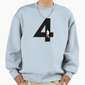 Player Number Four 4 Sweatshirt - Unique Graphic for Adults - T-Shirt, Sweatshirt, Hoodie