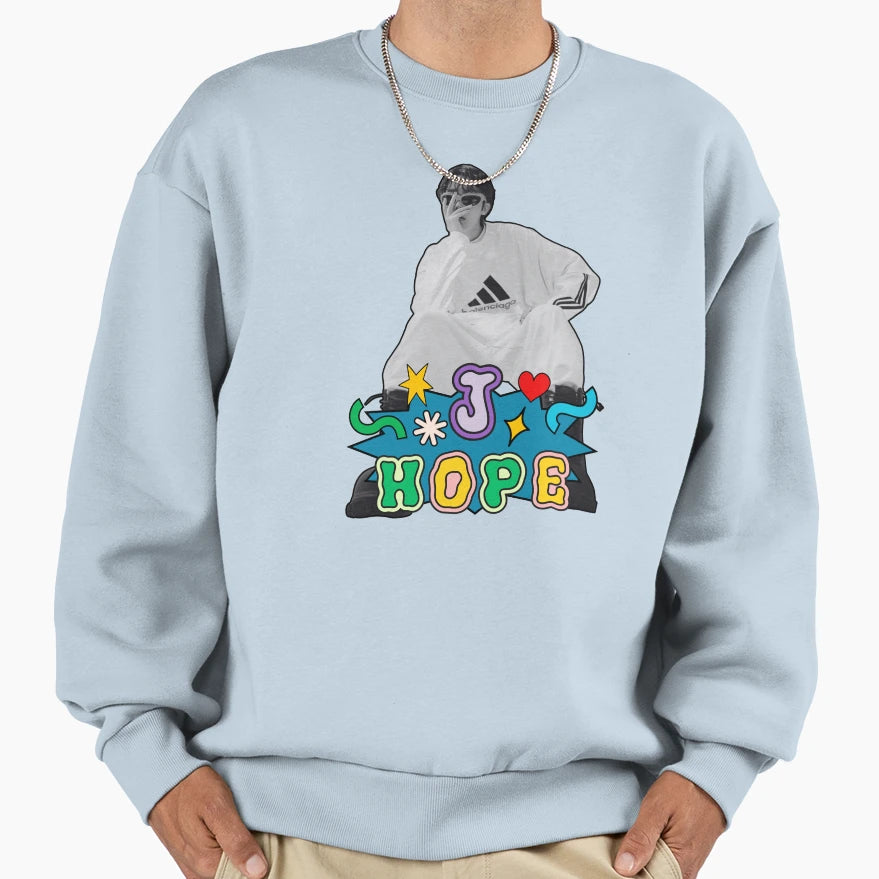 90S Cartoon J Hope Sweatshirt - Streetwear Style Unisex - T-Shirt, Sweatshirt, Hoodie