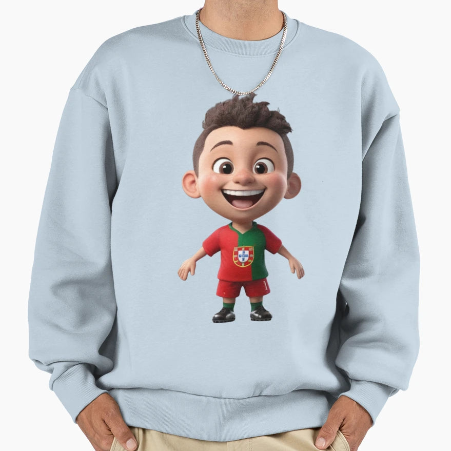 Little Footballer Nice Positive T-Shirt - Unique Graphic for Adults - T-Shirt, Sweatshirt, Hoodie