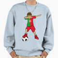 Dabbing Soccer Artwork Portugal Sweatshirt - Novelty Apparel Men Women - T-Shirt, Sweatshirt, Hoodie