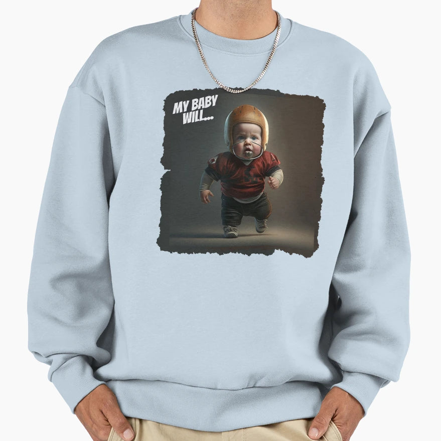My Will Rugbyist Lovely Rugbyist Sweatshirt - Graphic Print Men Women - T-Shirt, Sweatshirt, Hoodie