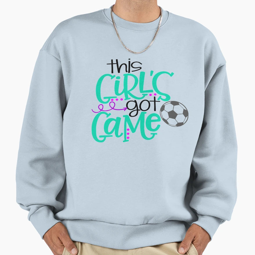 This Got Game Soccer Sweatshirt - Graphic Print Men Women - T-Shirt, Sweatshirt, Hoodie