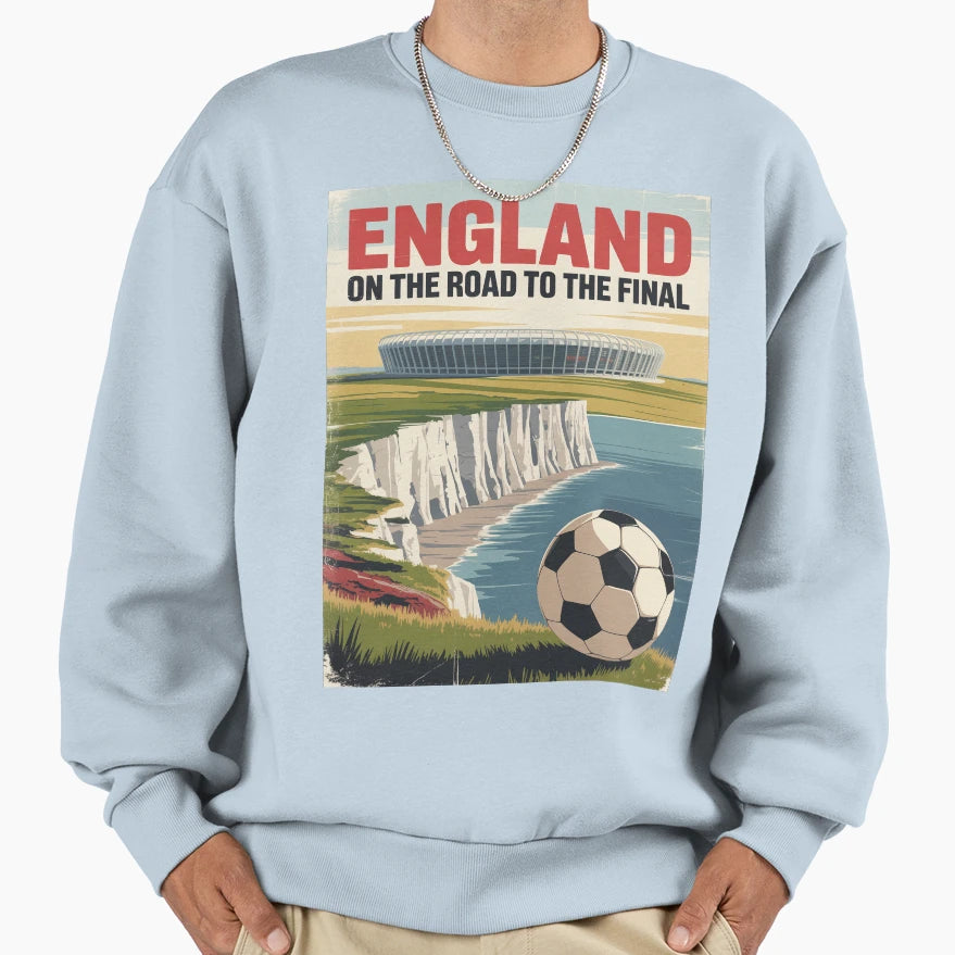 England World Cup 2026 White Cliffs Sweatshirt - Graphic Print Men Women - T-Shirt, Sweatshirt, Hoodie
