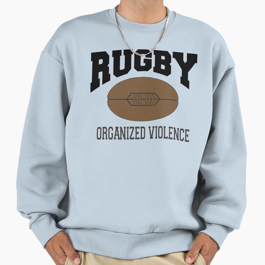 Funny Rugby Sweatshirt - Graphic Print for Adults - T-Shirt, Sweatshirt, Hoodie